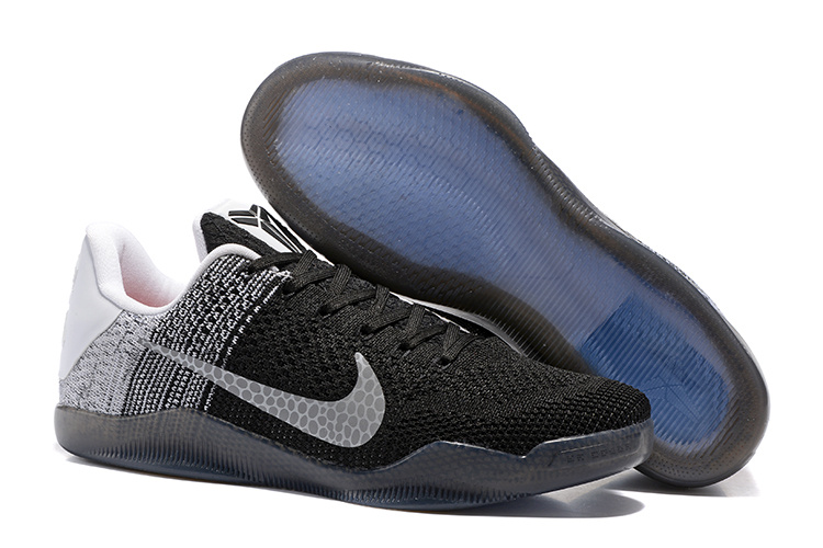 Women Nike Kobe 11 Flyknit Black Grey Shoes